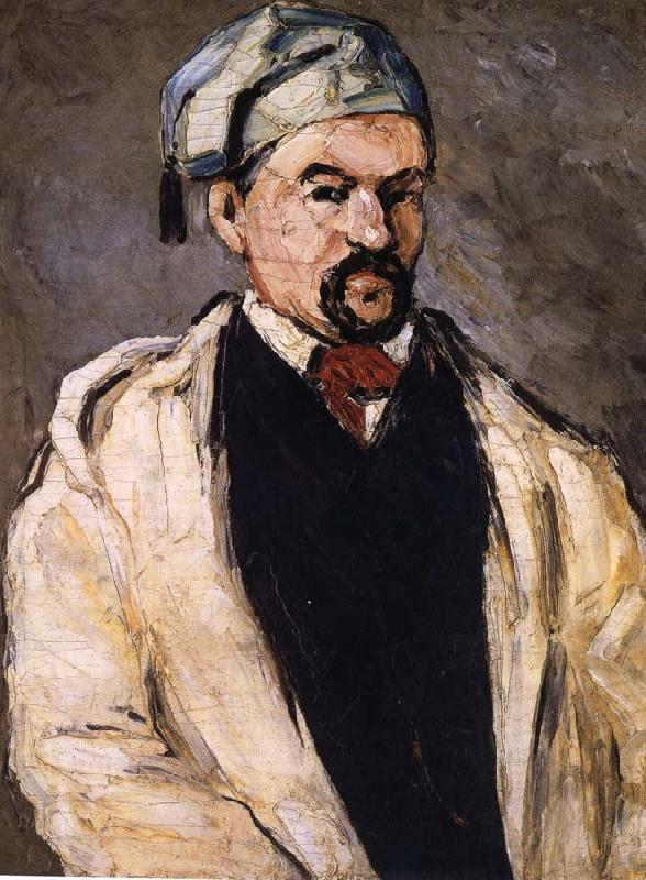 Paul Cezanne Wears cotton cap s Dominic Uncle oil painting image